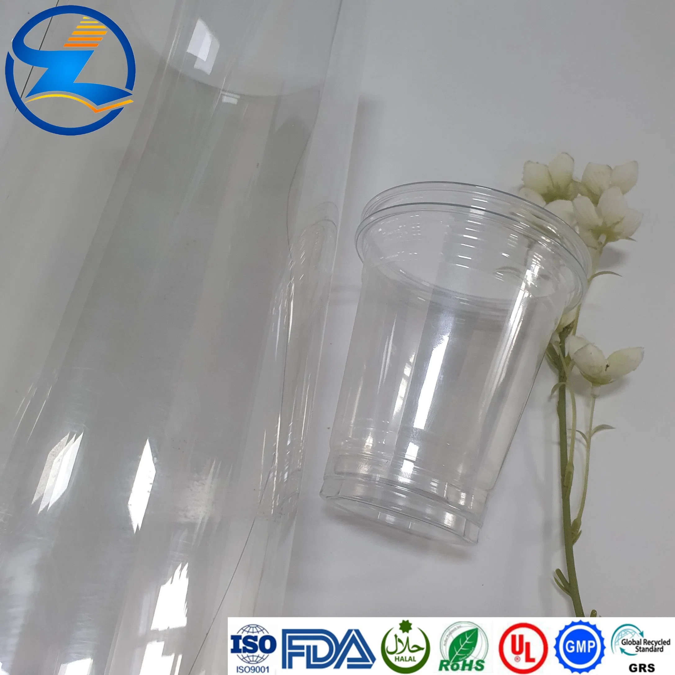 0.1mm Transparent Rigid Pet Films Raw Material