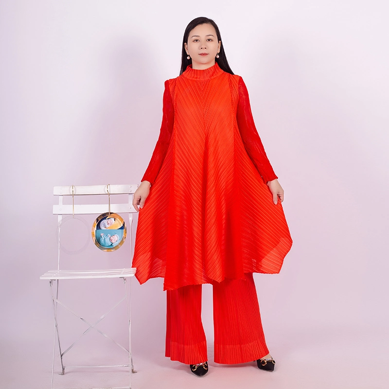 Tianbao Miyake große Größe Plissee elastische Mode Damenbekleidung