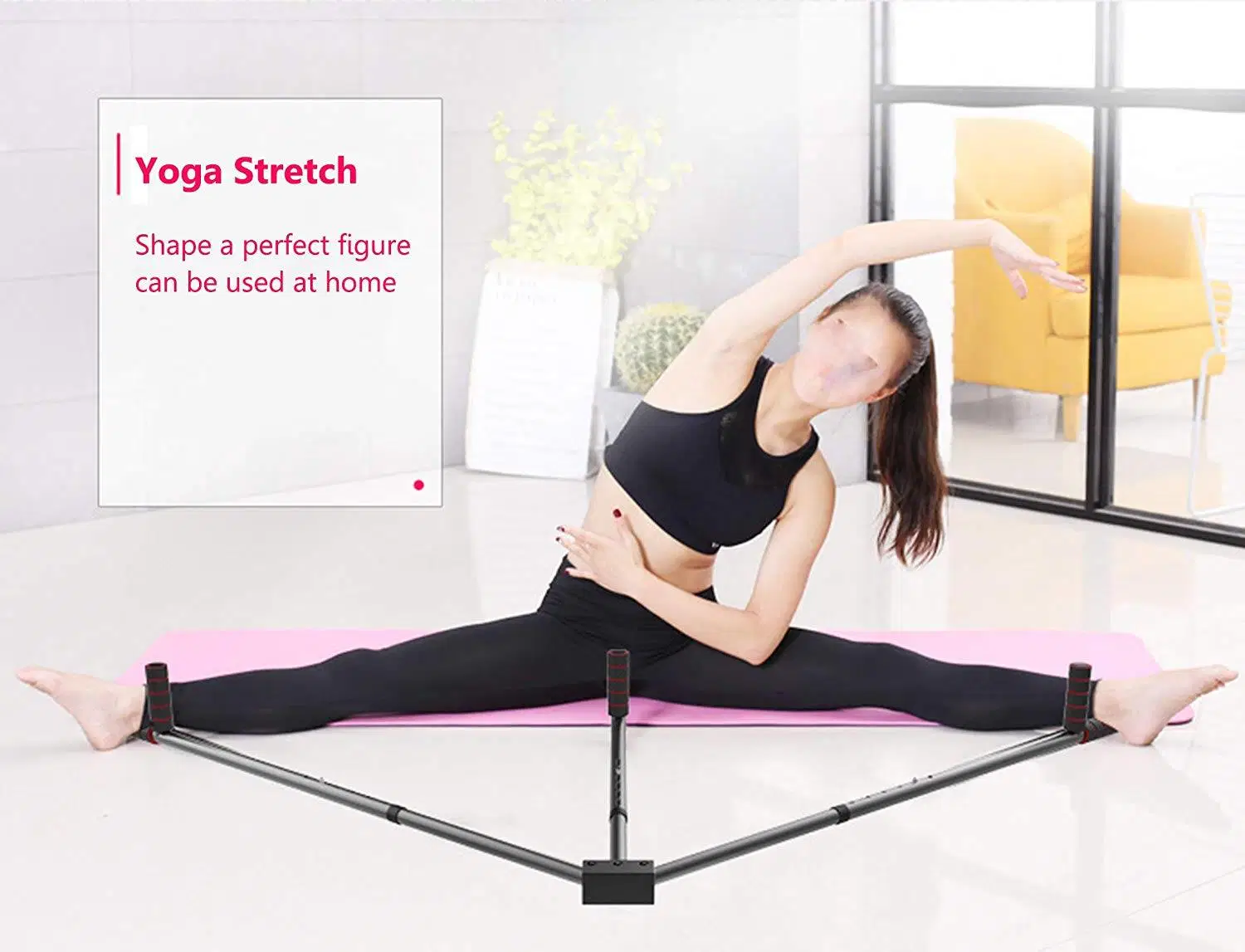 Leg Stretcher Steel Material, Leg Split Stretching Machine Stretching Equipment Flexibility for Ballet, Yoga, Dance, MMA, Taekwondo & Gymnastics Esg12934