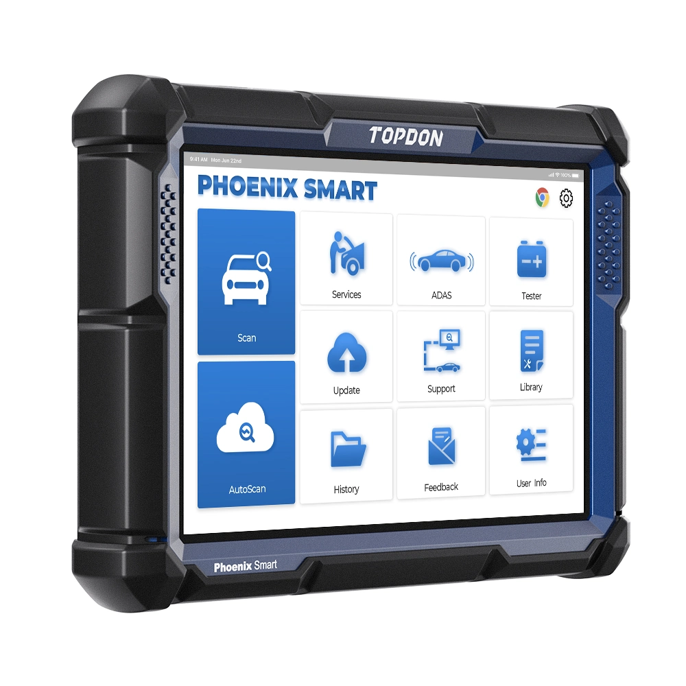 Topdon Phoenix Smart 200 año de actualización gratuita 2+ programador de ECU Todos los sistemas máquina de diagnóstico Automoción portátil OBD2 escáner auto Herramienta de diagnóstico profesional