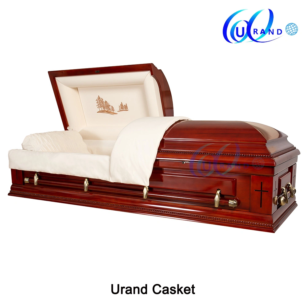 Crossed Corner Special Design Wholesale/Supplier Oak Casket