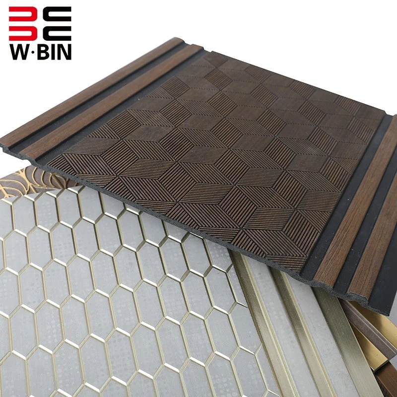 Wangbin 2023 30 Cm PS Wall Panel Wall Cladding Charcoal Louver