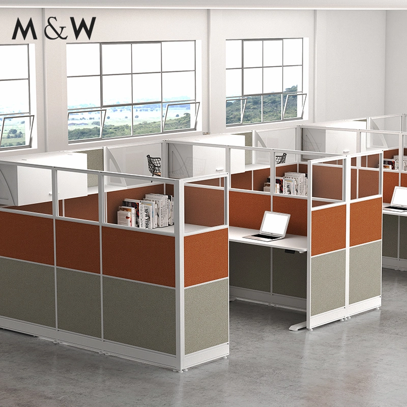 Wholesale/Supplier Table Room Wooden Cubicle Desk Partitions Modular Modern Cubicles 8 Person Workstation Office Furniture