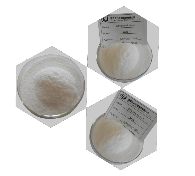 98% API Raw Material Powder Citicoline Sodium 33818-15-4