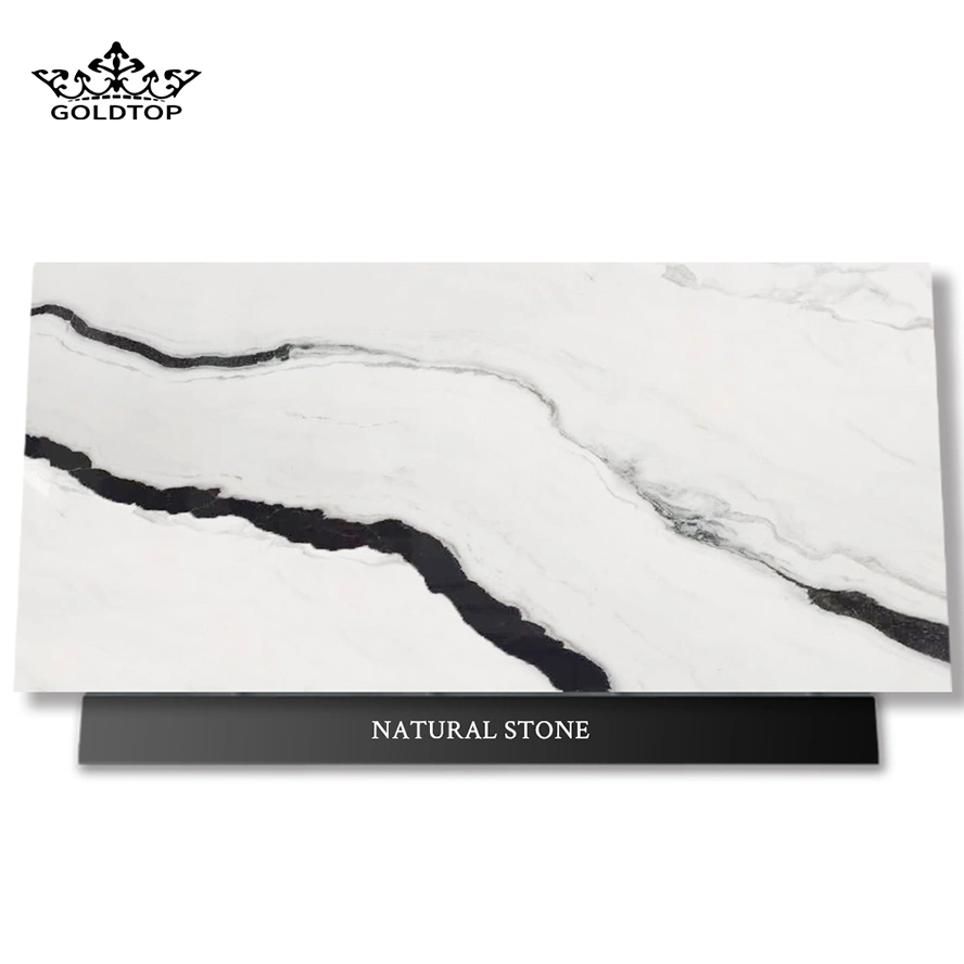 Panda White Kitchen Cabinet Countertops Island Worktop Tabletops Bathroom Vanity Wall Panels Tiles Natural Stone Marble Slab