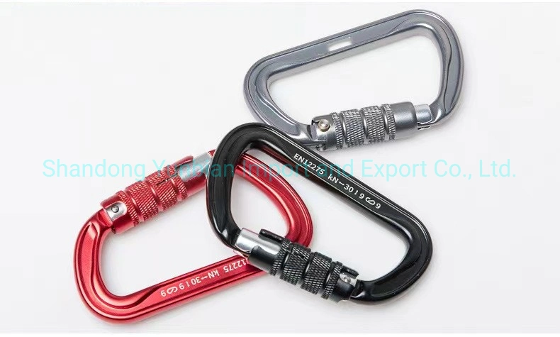 Outdoor Mountaineering D-Type Three-Section Automatic Main Lock Safety Buckle