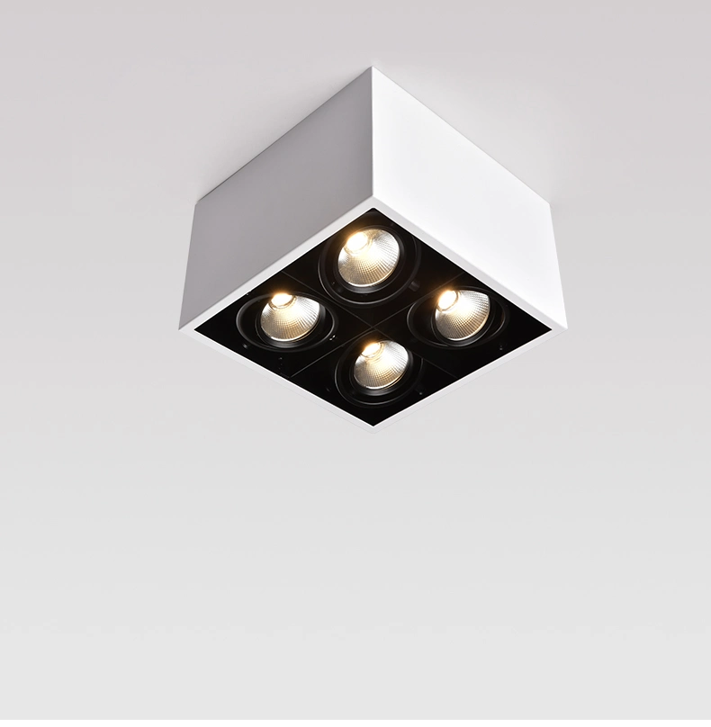 High quality/High cost performance LED Grille Lights GU10 Aluminum Spotlight Ceiling Light