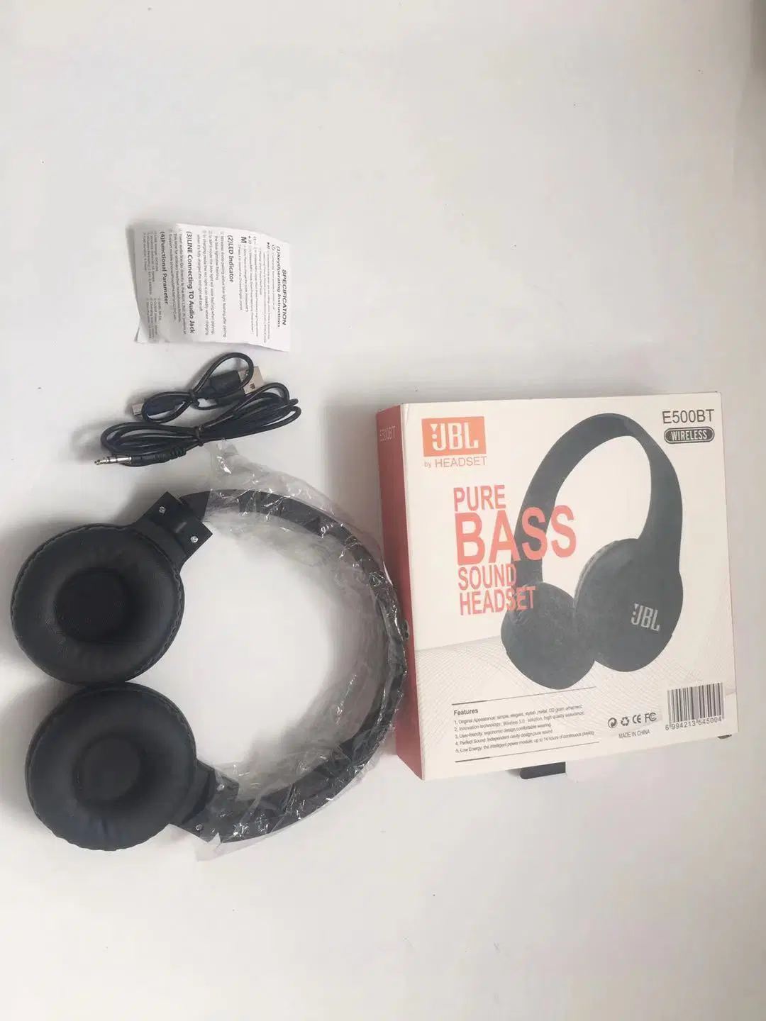 T500bt Wireless Bluetooth Headphone Deep Bass Sound Sports Game Headset with Mic Noise Canceling Foldable Earphones