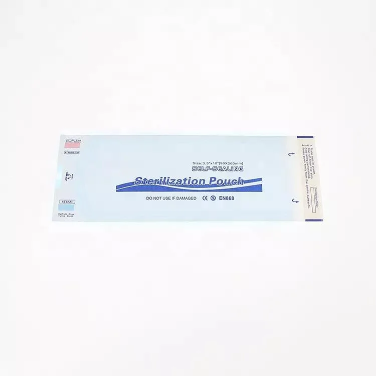 Self Seal or Heat Seal Sterilization Flat Pouch