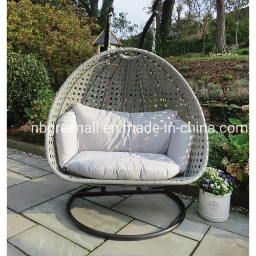 Outdoor/Indoor Patio Garden Furniture Double Seater Hanging Swing Chair