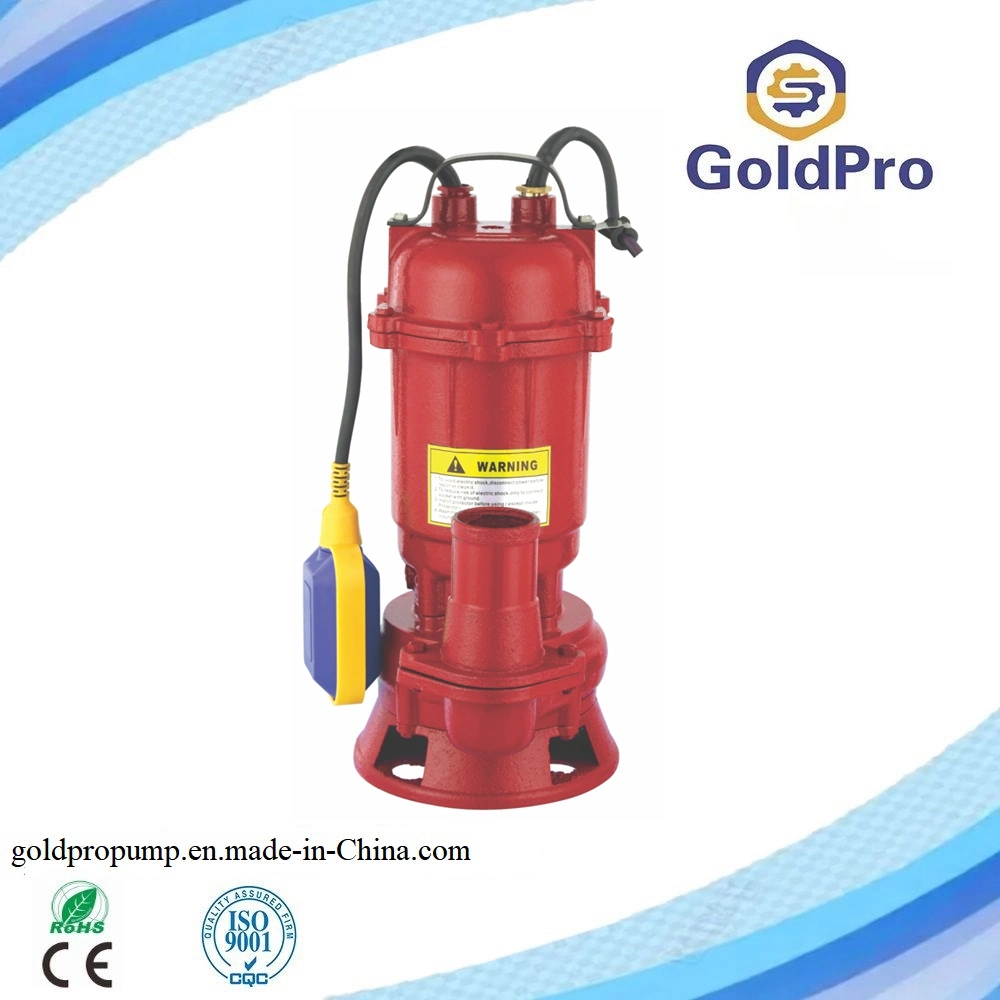 Copper Winding Submersible Sewage Pump with Cutting Impeller for Dirty Water