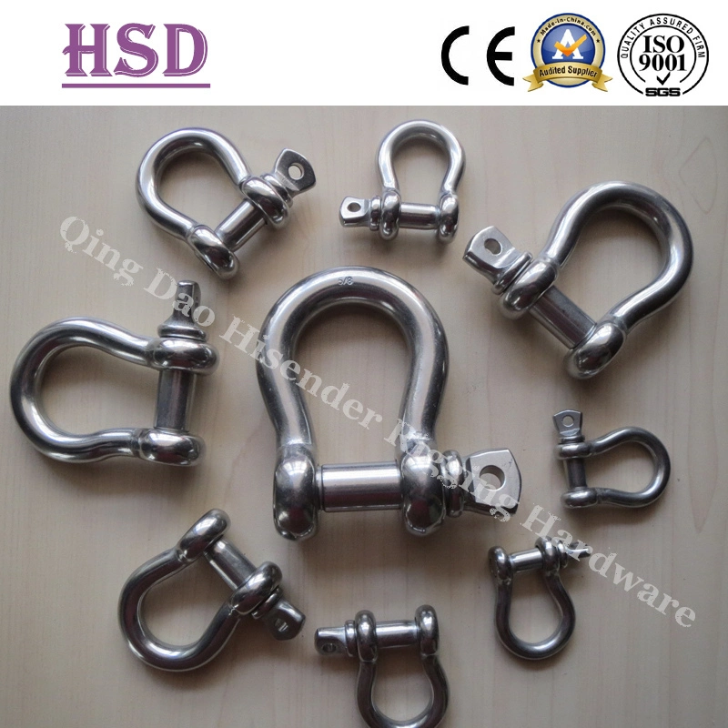 Stainless Steel Us Type Forged Bow Shackle