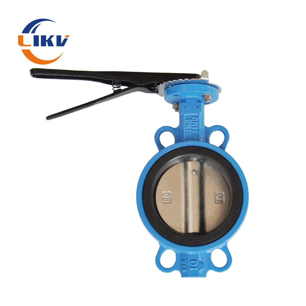 Hydraulic Actuator Ductile Iron Wafer Type EPDM/PTFE/NBR Lined Seat Butterfly Valves