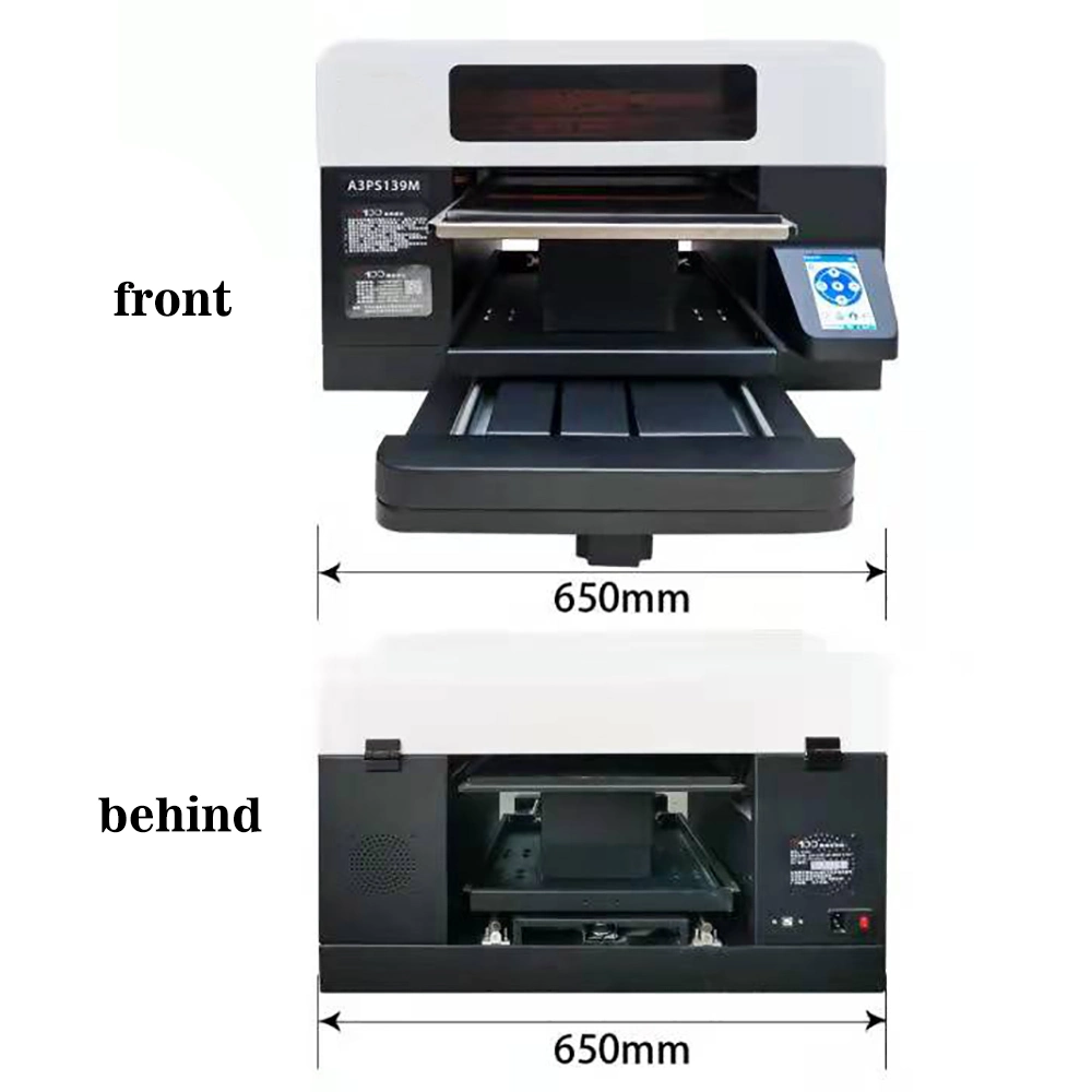 Digitaldrucker DTG direkt zu Garment T-Shirt Druckmaschine Mit Doppelkopf