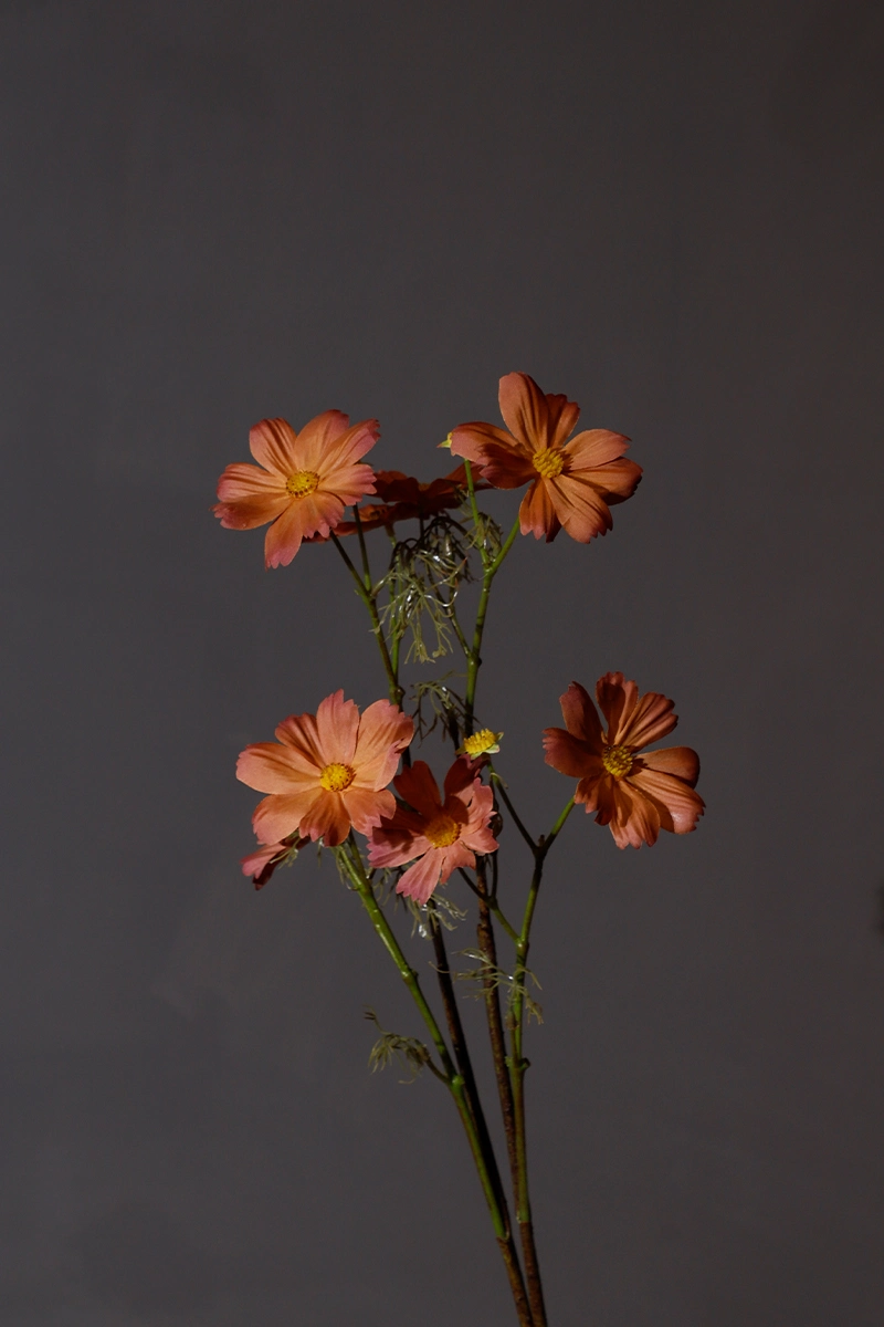 La decoración de interiores simula los cerezos en flor