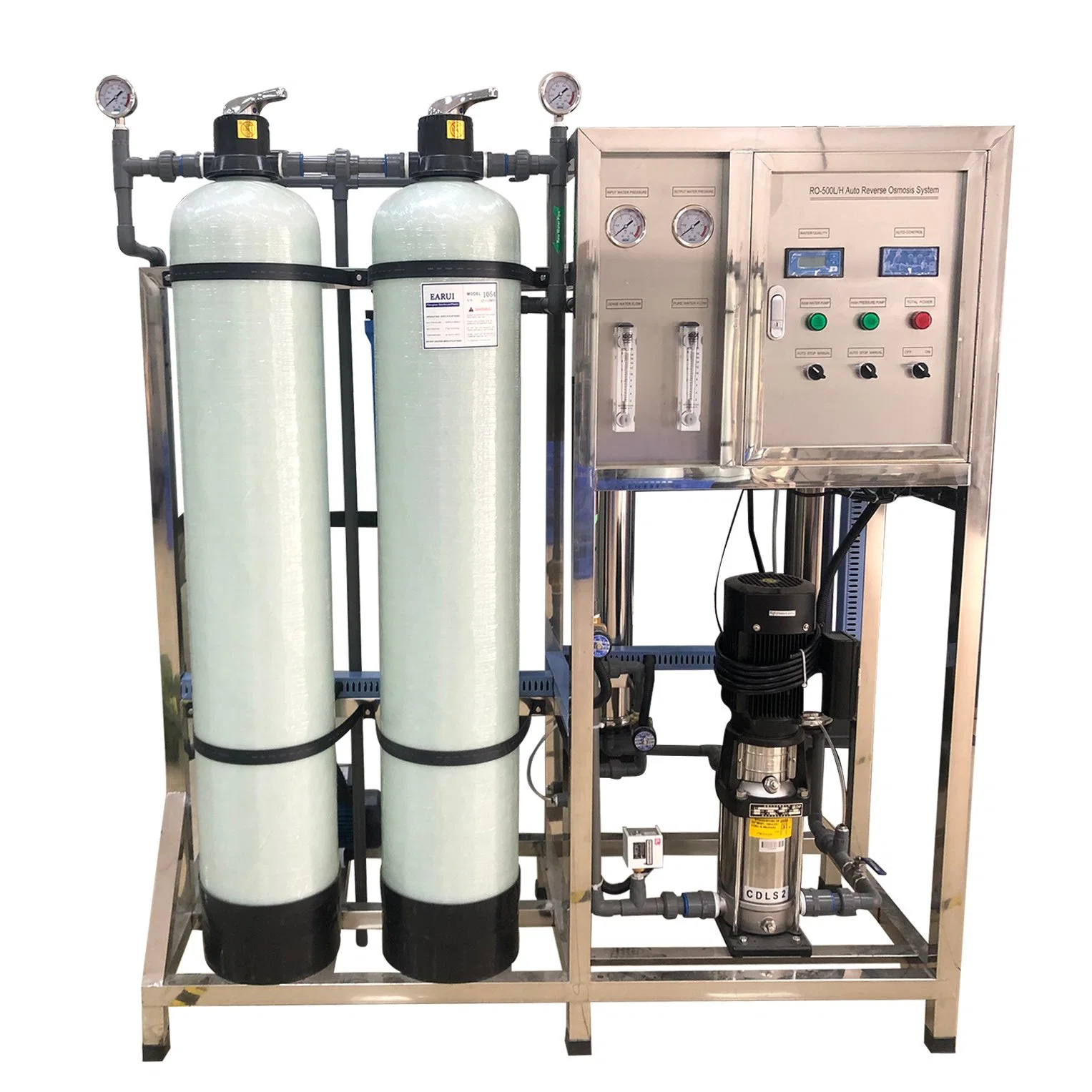500lph Reverse Osmosis Water Filter Machine Water Purification System RO Water Treatment Plant RO Plant Price RO Pure Water Making Machine