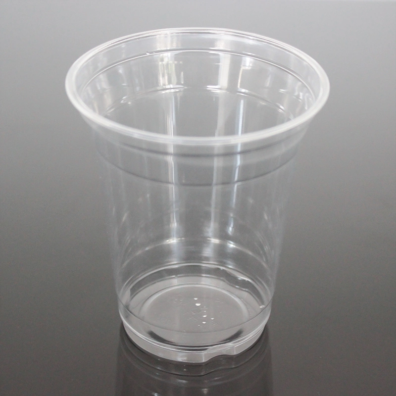 12oz Popular Drinking Cup Pet Clear Disposable Plastic Cup Custom Print and Color for Drink