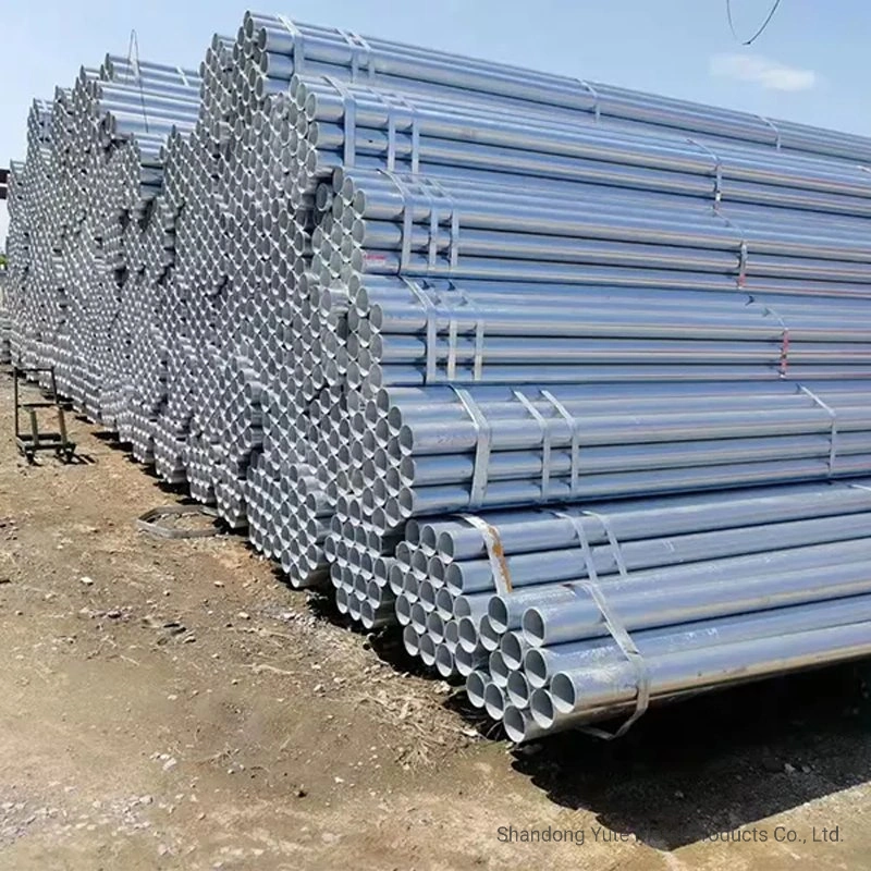 DX51D+Z SGCC CS Tipo C DC51D+Z Acero galvanizado DIP en caliente Esquema de tuberías 40 tubería de acero galvanizado Q235 tubería de acero galvanizado Tubo ASME B36,10m