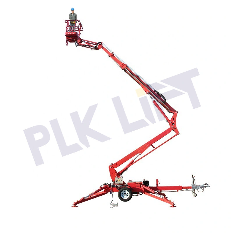 18m Hydraulic Boom Lift Cherry Picker Small Lifting Machine