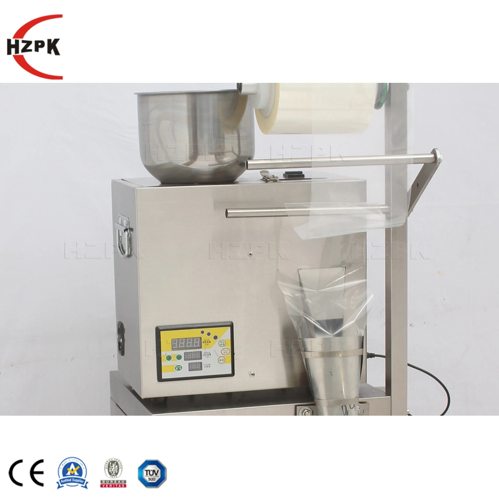 Hzpk Dry Chilli Pouch Bag Weigh Filler Counting Packaging Machine