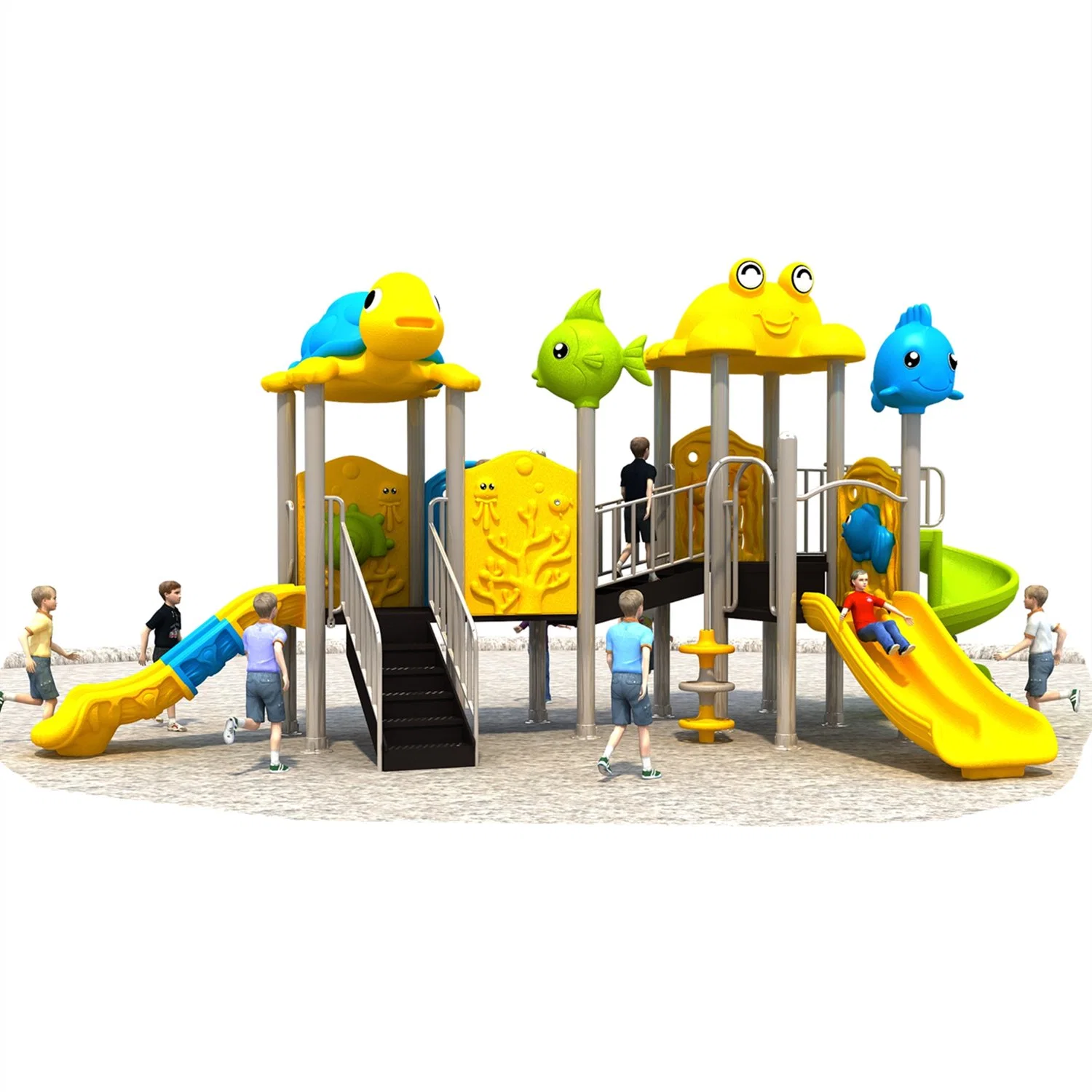 Customized Kindergarten Entertainment Facilities Outdoor Children's Playground Equipment