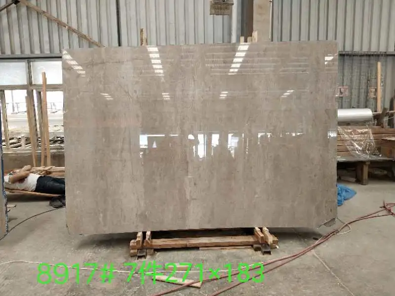 High quality/High cost performance Caesar Grey Marble Slab with Original Factory Direct Price