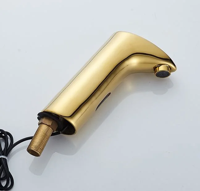 New Design Gold Automatic Non-Conact Electric Sensor Sink Faucet Infrared Water Faucet