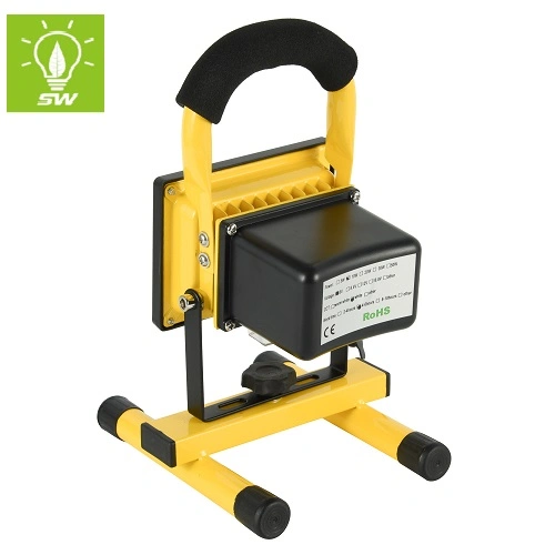 Cargador DC impermeable+Cargador de coche 10W 20W 30W 50W 100W 150W 200W 4/8 horas de tiempo de trabajo con protección IP65 LED de luz de trabajo con lámpara de proyector COB 6500K