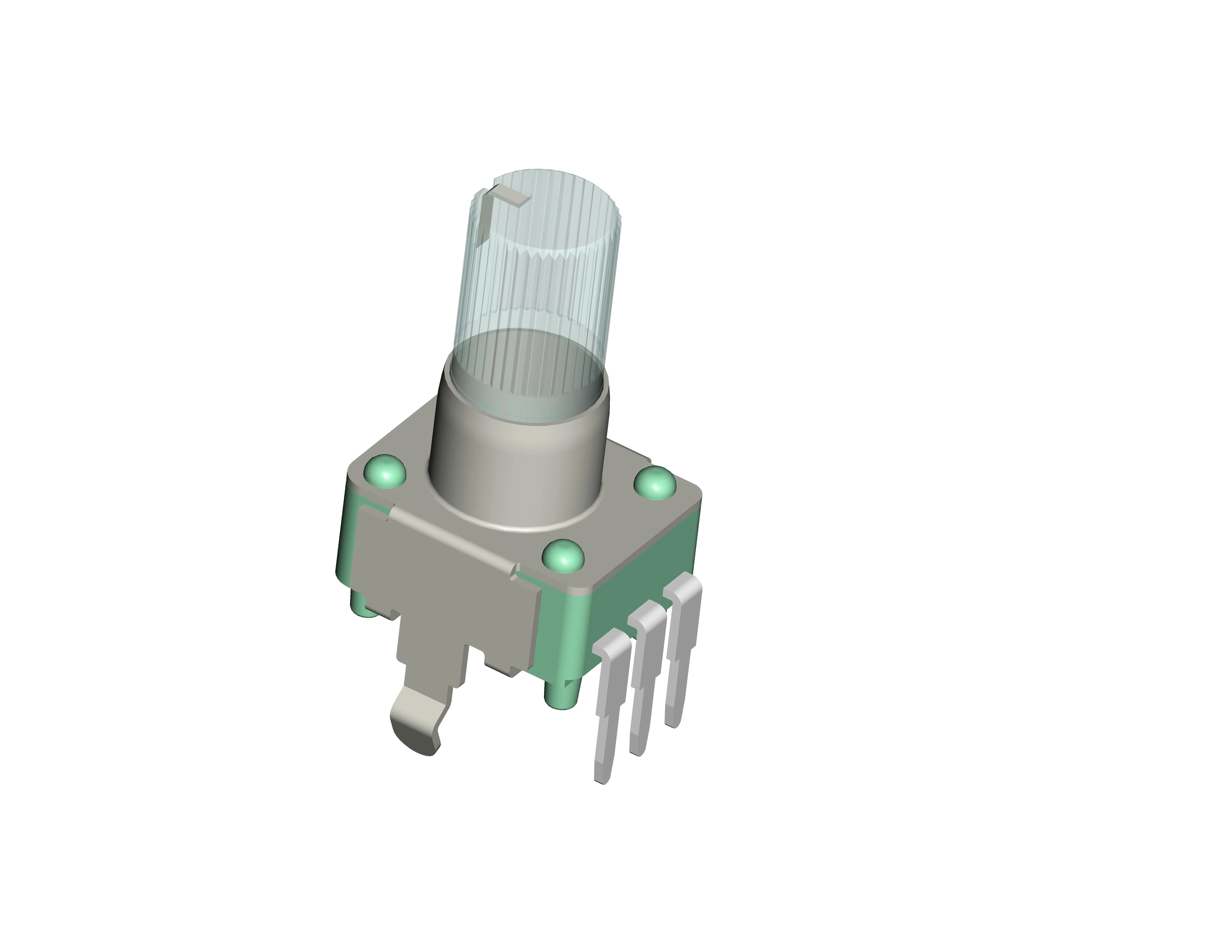 9mm RV90X22N0PBT isolé 3broches de montage vertical de contrôle du volume de l'arbre de potentiomètre rotatif utilisé pour l'amplificateur audio/