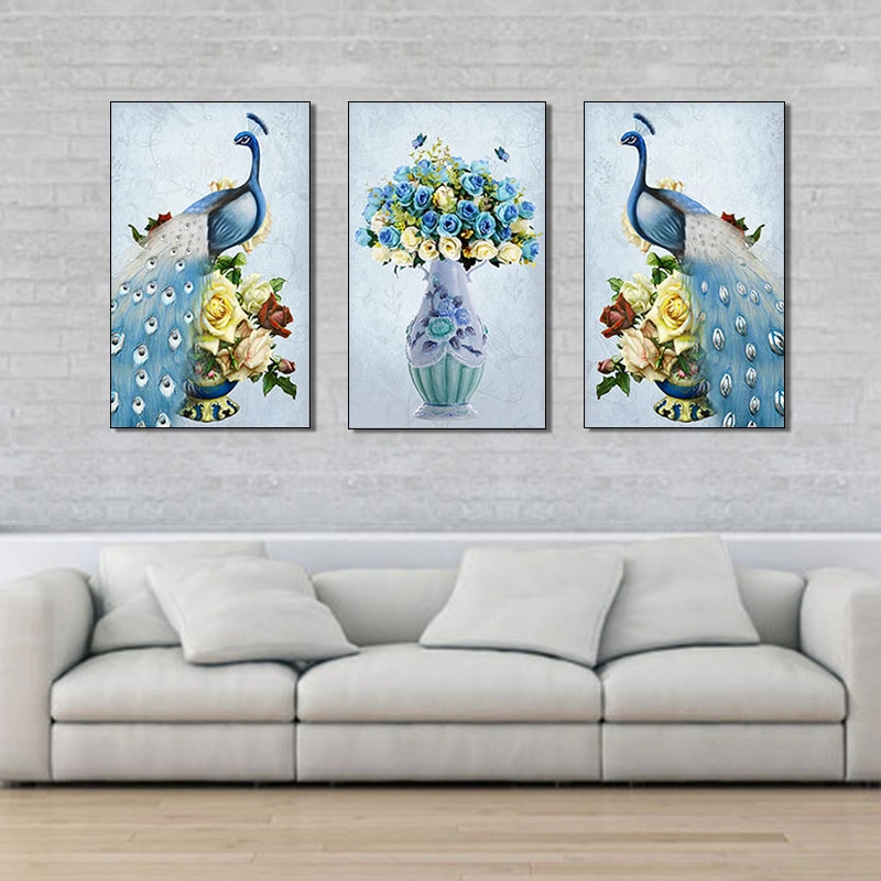 Chinese Style Peacock Hallway Decorative Painting