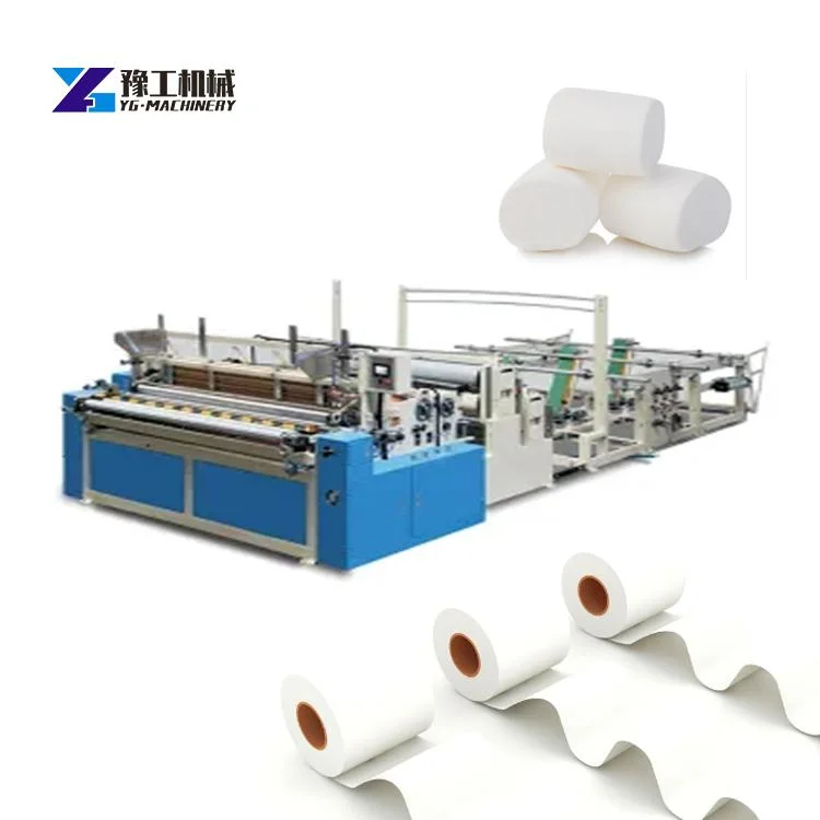 Automatic Maxi Roll Toilet Paper Kitchen Towel Making Machine