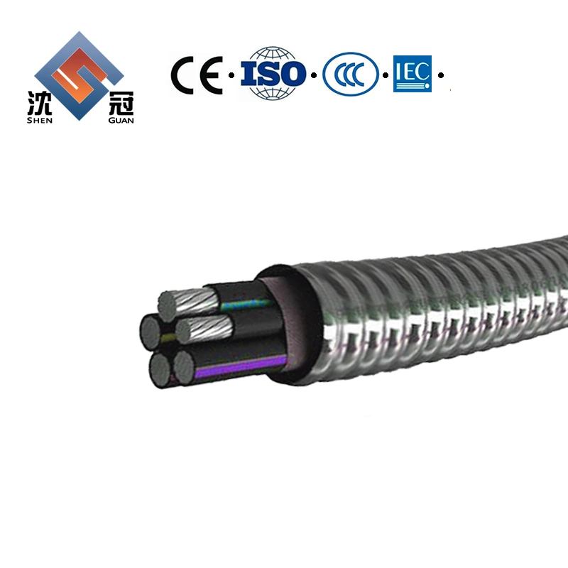 Shenguan XLPE Insulated Aluminio De Aluminum Conductor ABC Cable 3*35+50 Electric Cable Drag Chain of Cable 300/300V & 300/500V