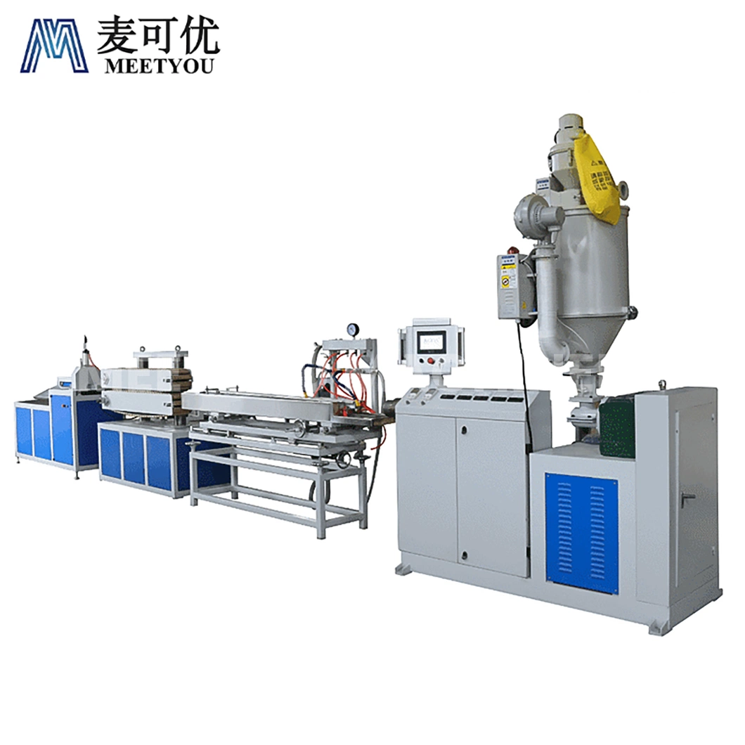 Meetyou Machinery PPR Pipe Making Machine High-Quality China PVC PP PE WPC PC QS Certification Plastic Profile Supplier Configuration Vacuum Calibration Table