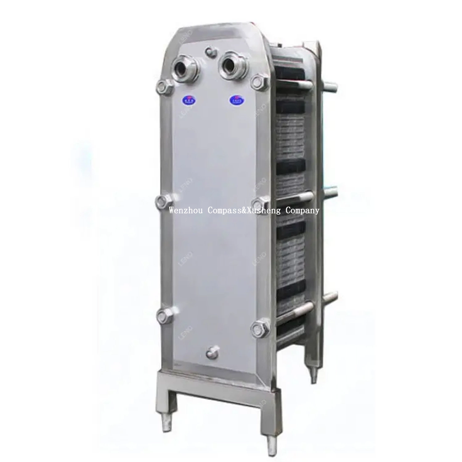 Sanitary Stainless Steel Single Stage Detachable Plate Heat Exchanger for Milk Sterilization