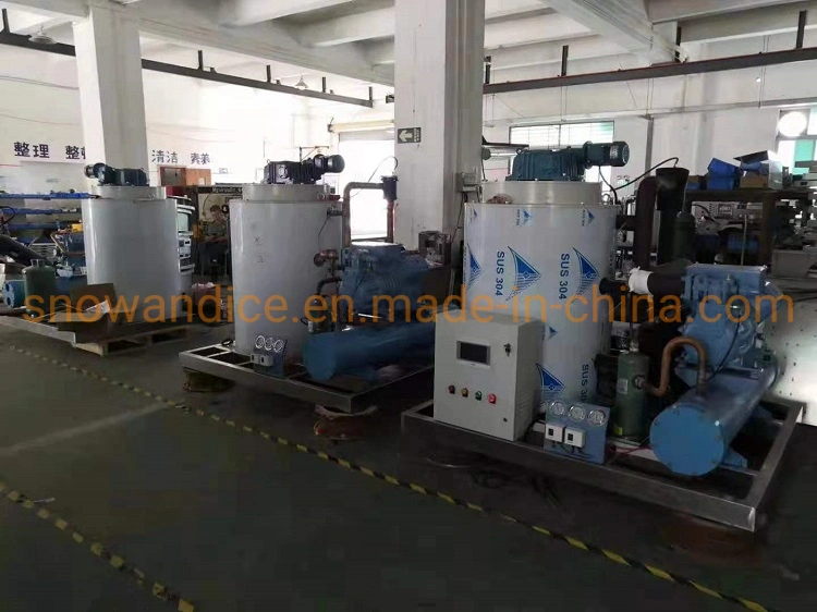 Industrial Ice Making Machine 300kg Flake Ice Machine for Fishery