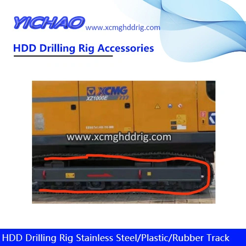 HDD Drill Stainless Steel/Rubber Track 350/52.5/104 for Horizontal Directional Drilling Machine