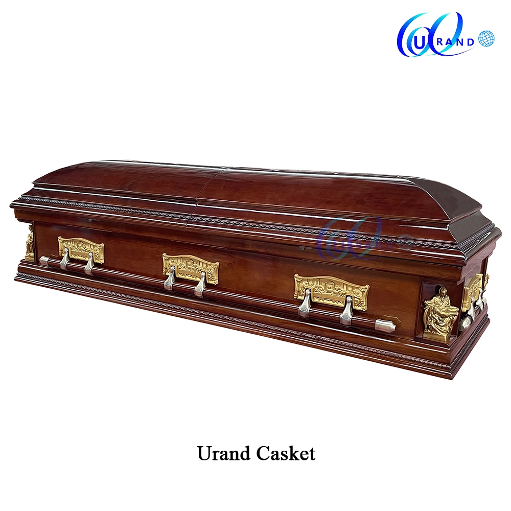 High quality/High cost performance  American Casket with Funeral Supplies Wholesale/Supplier Cheap Wooden Burial Caskets Coffins