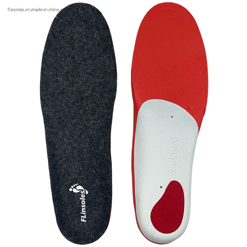 Winter Comfort Skiing Wool Insoles Sports Warm Insole