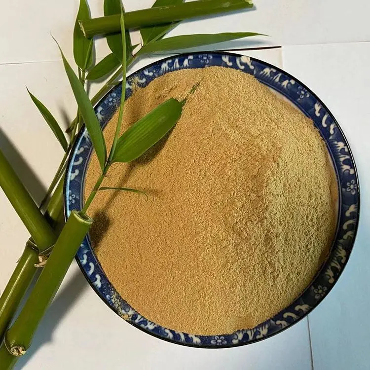 الجملة 100% Pure Natural Bamboo Leaf Extract Powder Gracile Powder تغذية المكونات تغذية بمسحوق الخيزران