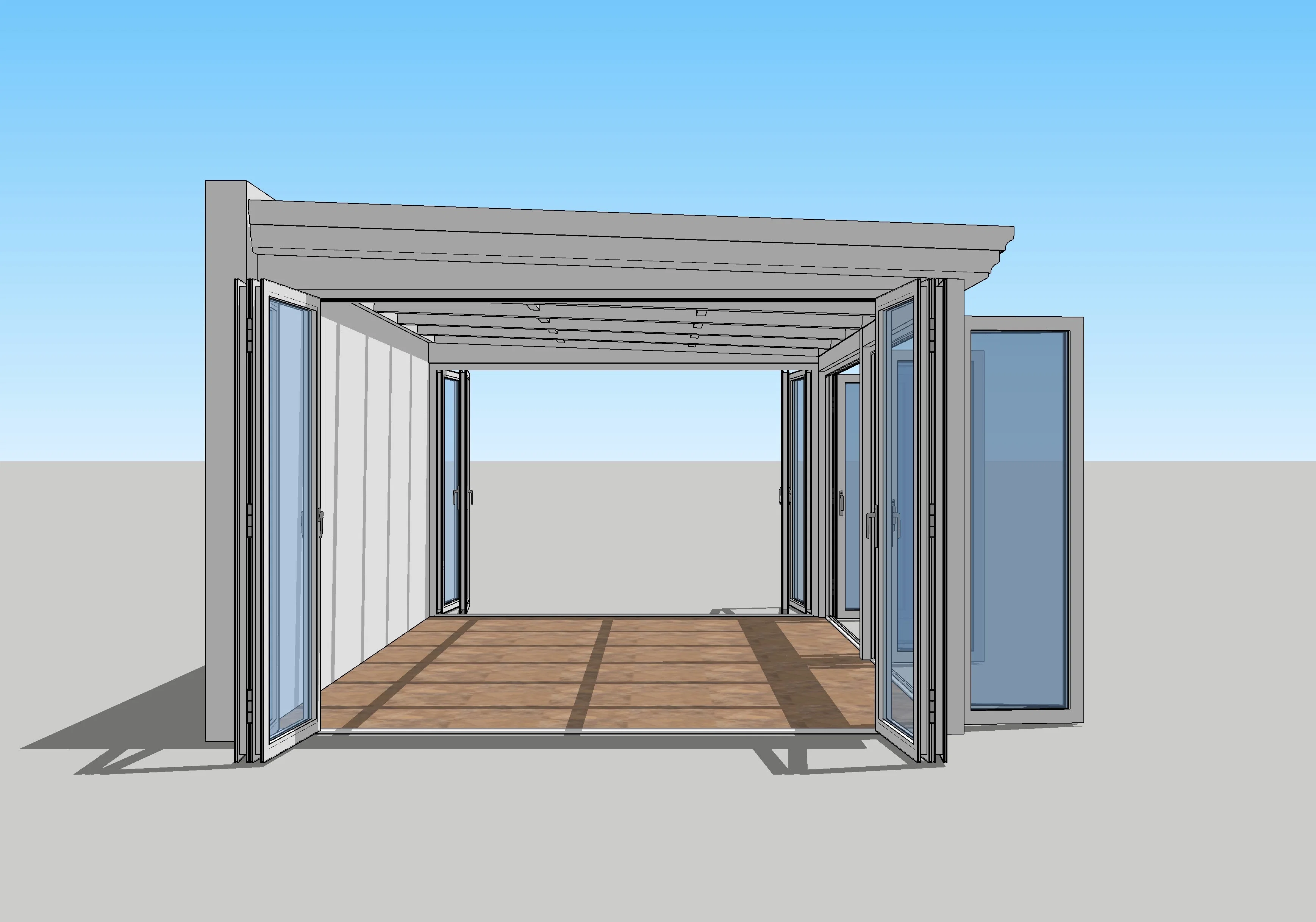 Солнцезащитное помещение с двойным стеклом европейского стиля, Sunhouse|Aluminium Frame Winter Garden|Aluminium Greenhouse|Conservatory Greenhouse