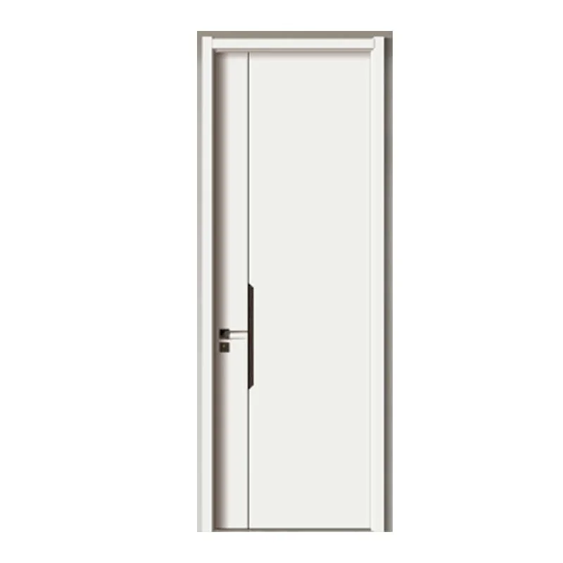 White Light Luxury Simple Ecological Bedroom Door MDF Melaminedoor Pvcp-Pw58