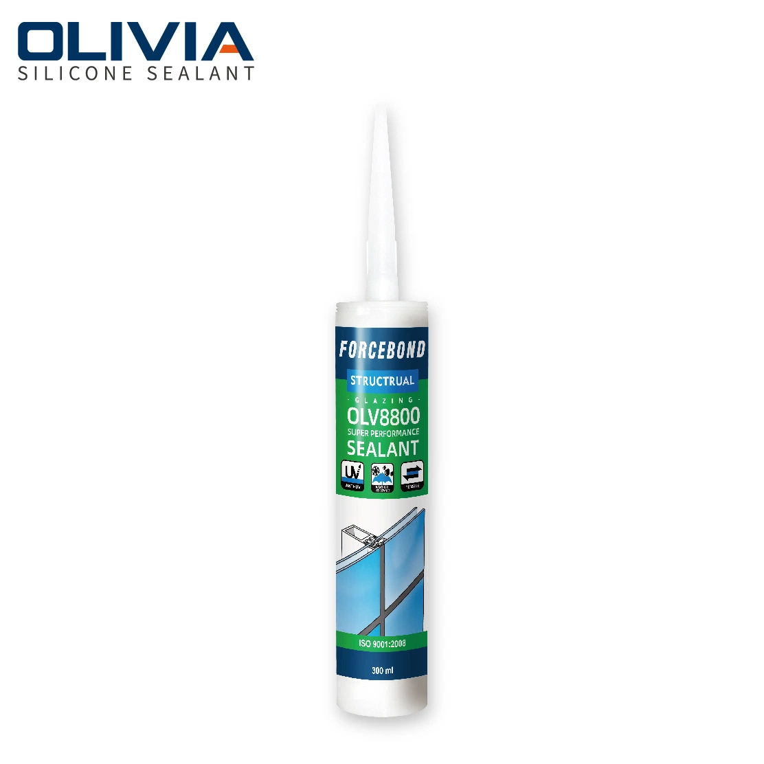 High Grade Olv8800 Super Performance Glazing Structural Silicone Sealant for Construction