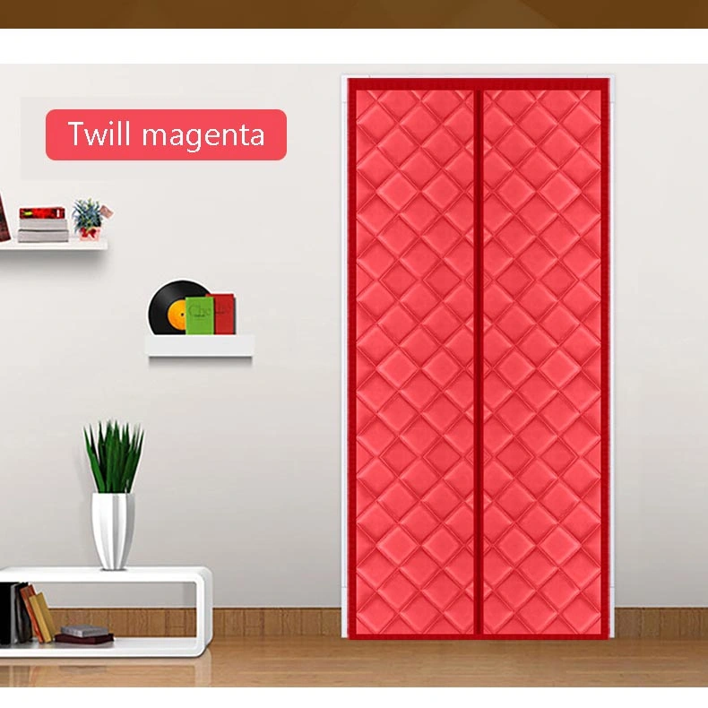 Auto Closer Magnetic Thermal Insulated Door Curtain, frei von Punch eBay Hot verkauft Thicken White Silk Cotton Padded Door Curtain -Kind und Haustier freundlich