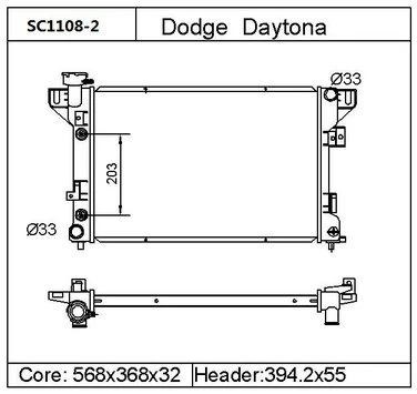 Quality Supplier for Car Radiator Dodge OEM 4401966