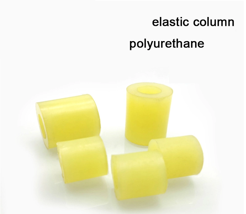 Manufacturer Custom 90A Shore Plastic 4mm Small Solid PU Flexible Yellow Polyurethane Elastomer Rod