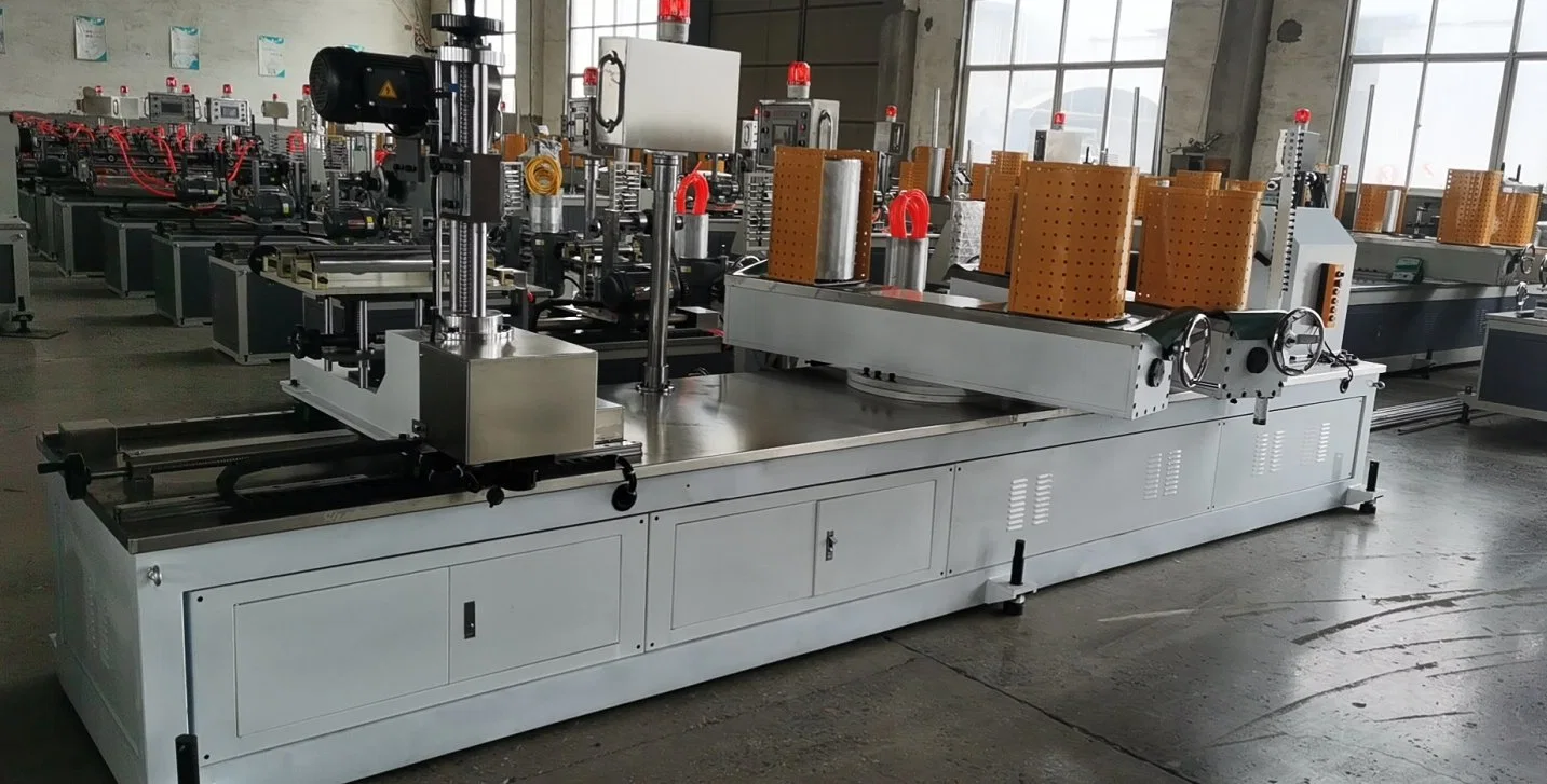 Full Automatic spiral Paper Pipe Making Machine with Core Cutter