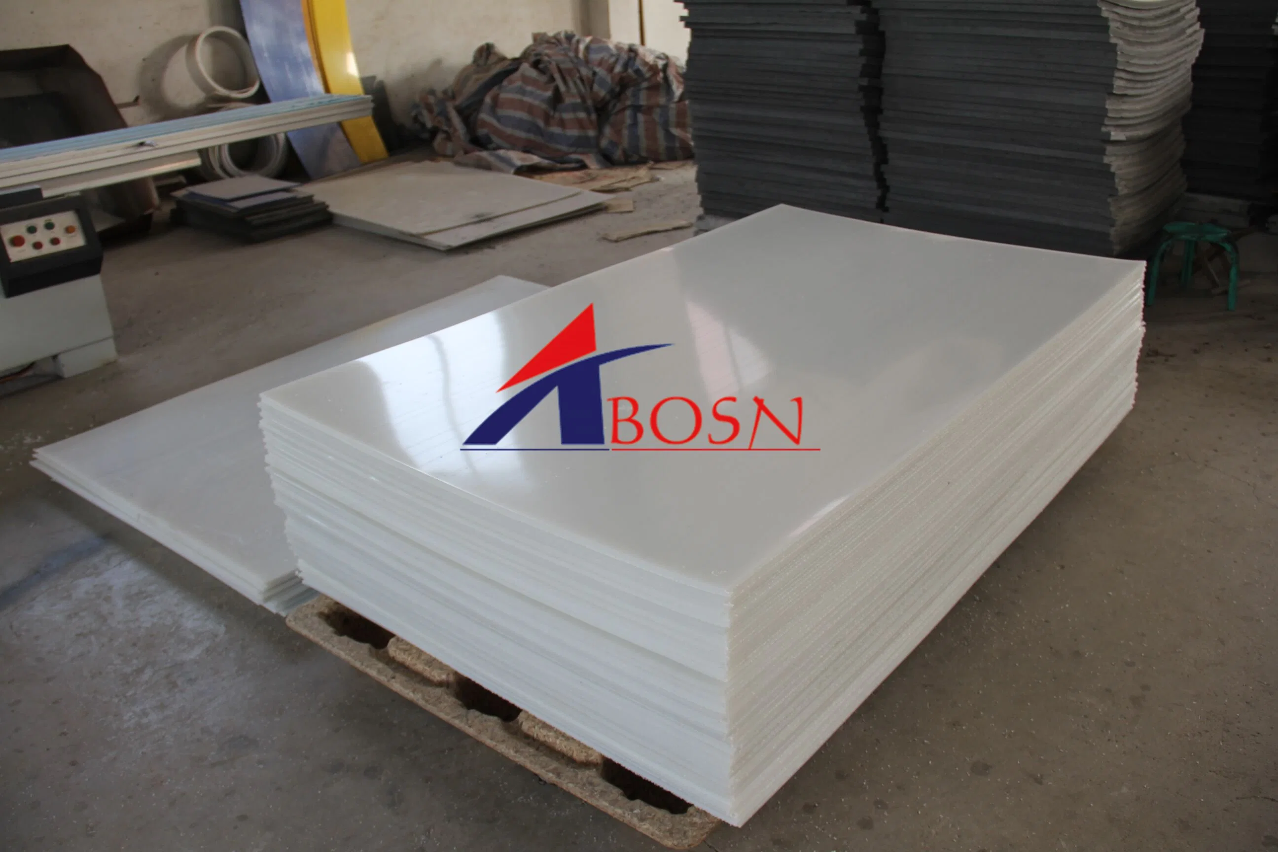 White Embossed HDPE Sheets with UV-Stabilized