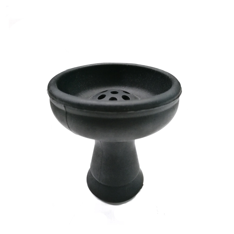 Factory Hotsale Silicone Hookah Bowl Black Color Big Hole Hookah Silicone Bowl