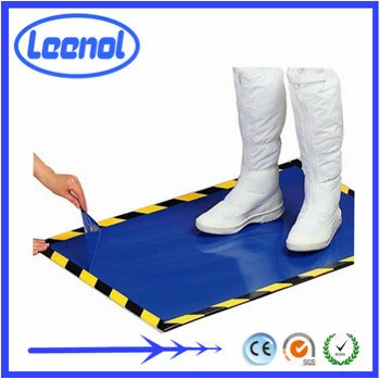 Antistatic and Antibacterial 26''*45'' 65*115cm Blue Dust Removal Sticky Mat