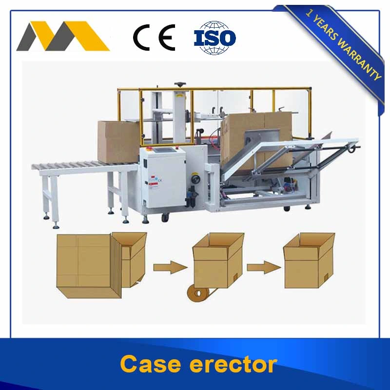 caja de cartón de alta velocidad automática Máquina de embalaje de&#160;&#160;cartón Máquina de apertura Erector Caso